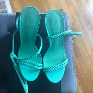 Schutz Ankle Wrap Sandals
